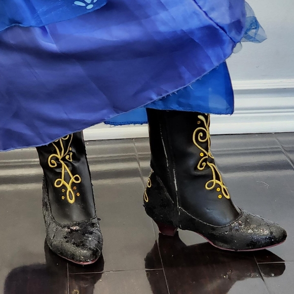 Disney Frozen Anna Kids Cosplay Costume - Picture 5 of 7